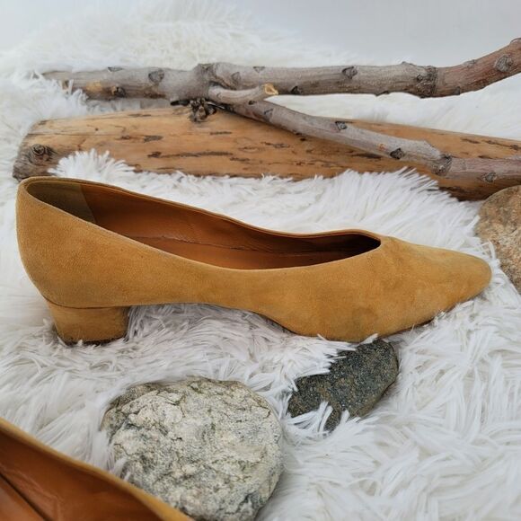 Everlane suede block heel pumps - Picture 6 of 10